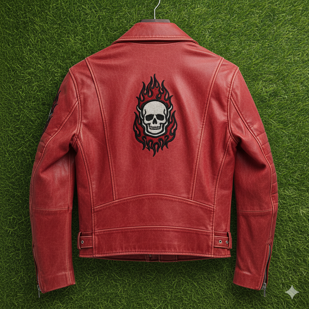 Men's Biker Jacket Handmade Customize Designs Genuine Cowhide Leather Jacket